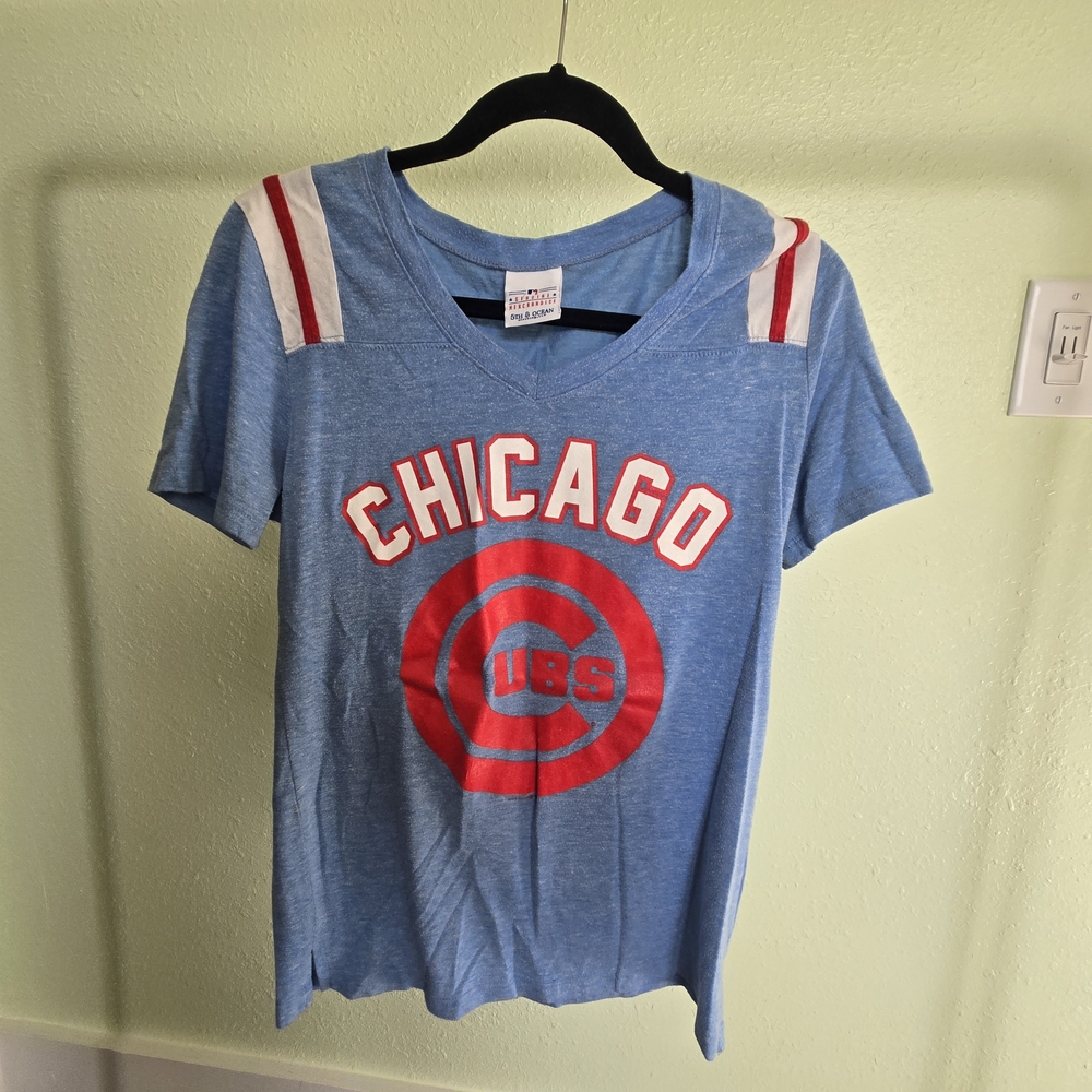 5th & Ocean Blue Chicago Cubs Tee